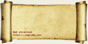 Angelina Galić vizit kartica